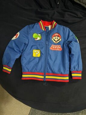 Super Mario Kids Blue Jacket